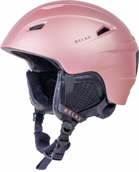 Lyžařská helma RELAX Wild růžová Velikost: S