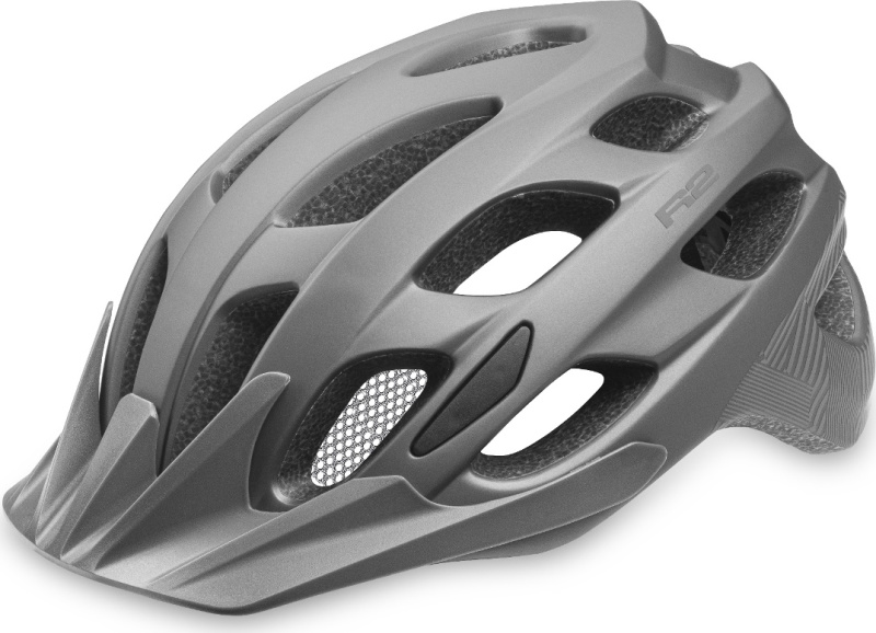 Unisex cyklistická helma R2 Cliff šedá Velikost: M