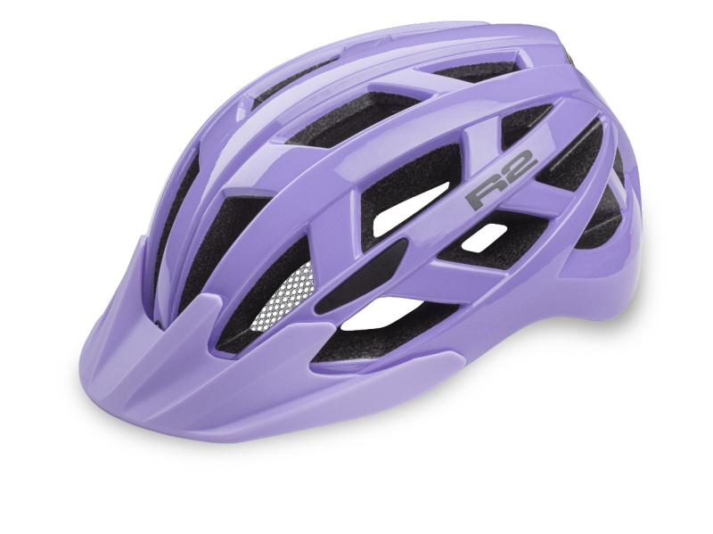 Dětská cyklistická helma R2 Lumen Junior fialová Velikost: S