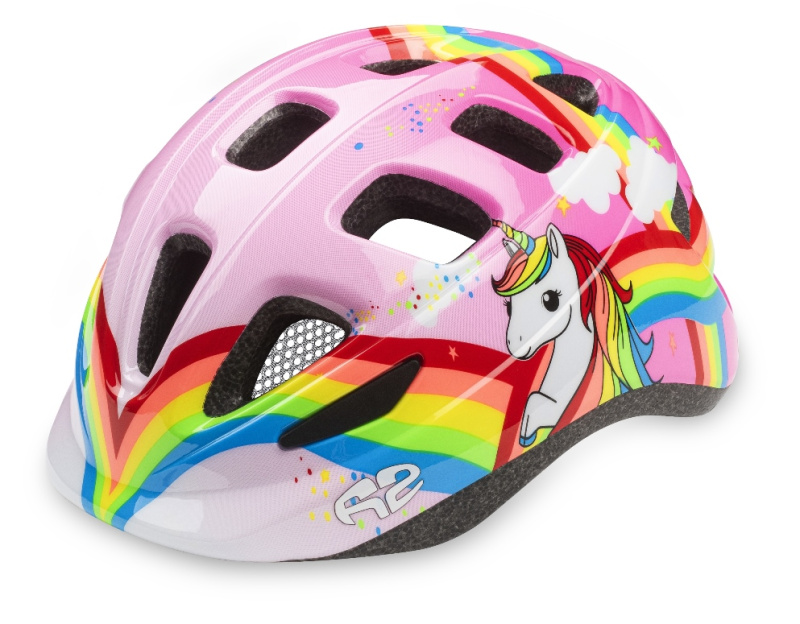 Dětská cyklistická helma R2 Bunny růžová Velikost: XS