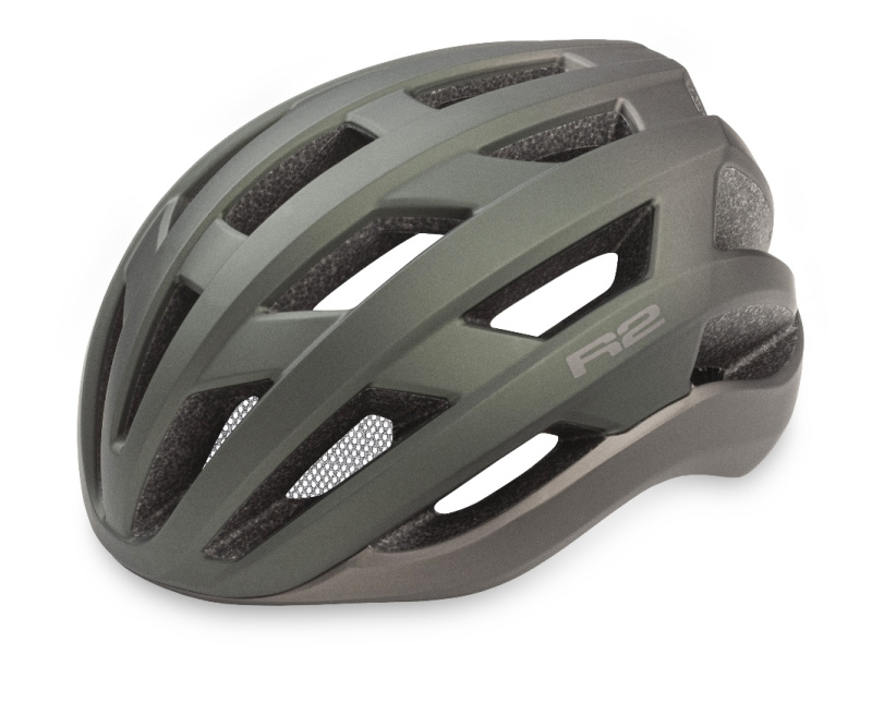 Unisex cyklistická helma R2 Verge šedá Velikost: M