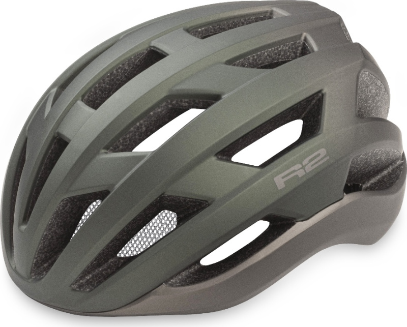 Unisex cyklistická helma R2 Verge šedá Velikost: M