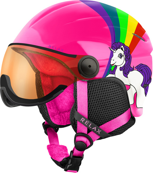 Dětská lyžařská helma RELAX Twister Visor Velikost: XS