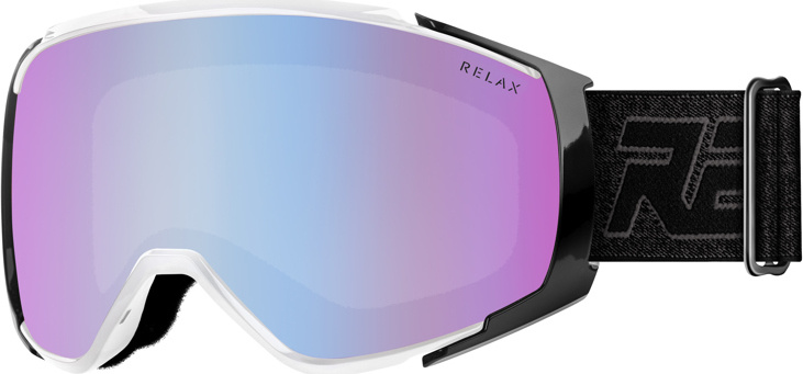 Lyžařské brýle RELAX Skyline bílá