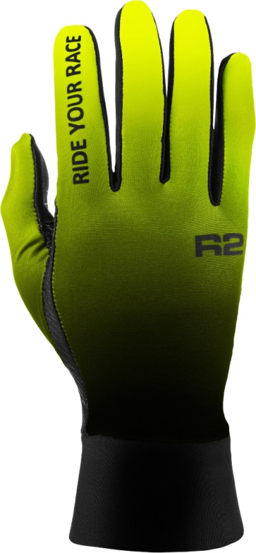 Unisex zateplené rukavice R2 Ligero zelené Velikost: S