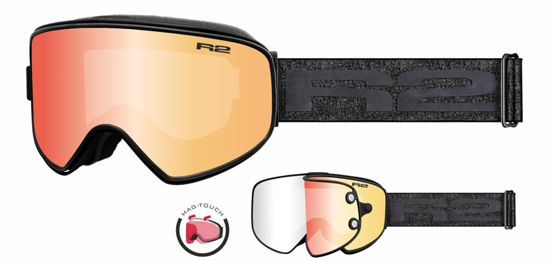 Unisex lyžařské brýle R2 Avalanche černé