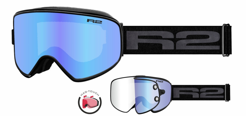 Unisex lyžařské brýle R2 Avalanche černé