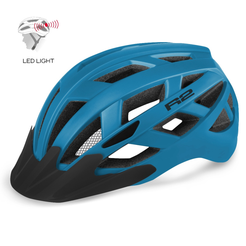 Unisex cyklistická helma R2 Lumen modrá Velikost: S