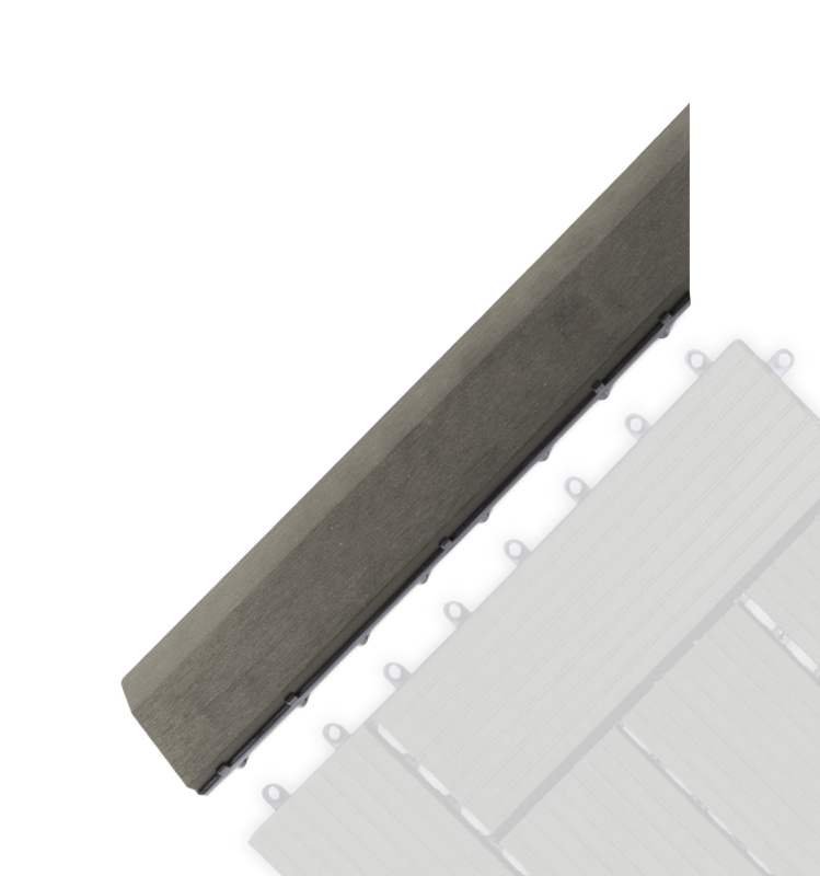 Rohová přechodová lišta G21 Incana pro WPC dlaždice 38,5 × 7,5 cm, levá