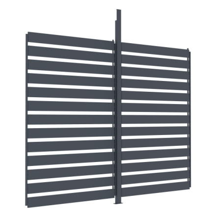 Příslušenství G21 otočná lamelová stěna 3x,2,6 m pro pergolu Trenton, PBP-G21-RL3X2,6-TR