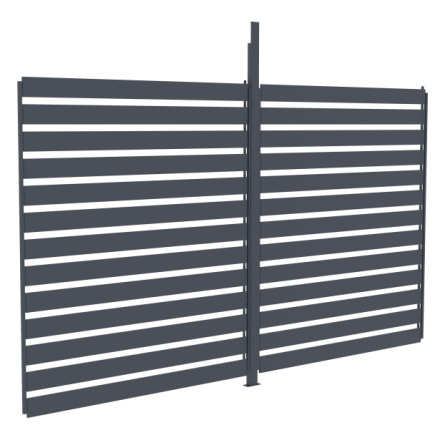 Příslušenství G21 otočná lamelová stěna 4x,2,6 m pro pergolu Trenton, PBP-G21-RL4X2,6-TR