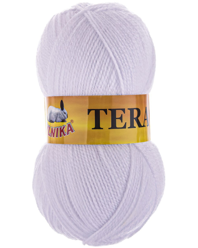 Pletací příze Vlnika TERA 100 bílá, klasická, 100g/310m