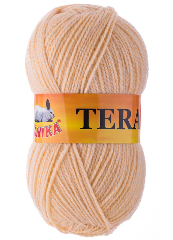Pletací příze Vlnika TERA 016 světle béžová, klasická, 100g/310m
