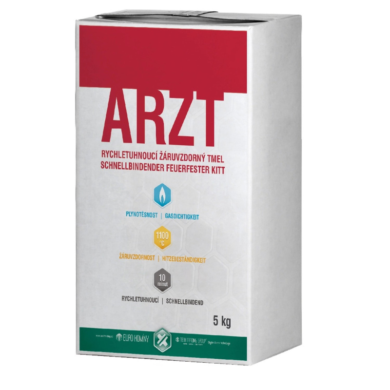 COVERNIT Rychletuhnoucí žáruvzdorný tmel pro lepení tvárnic, 5 kg