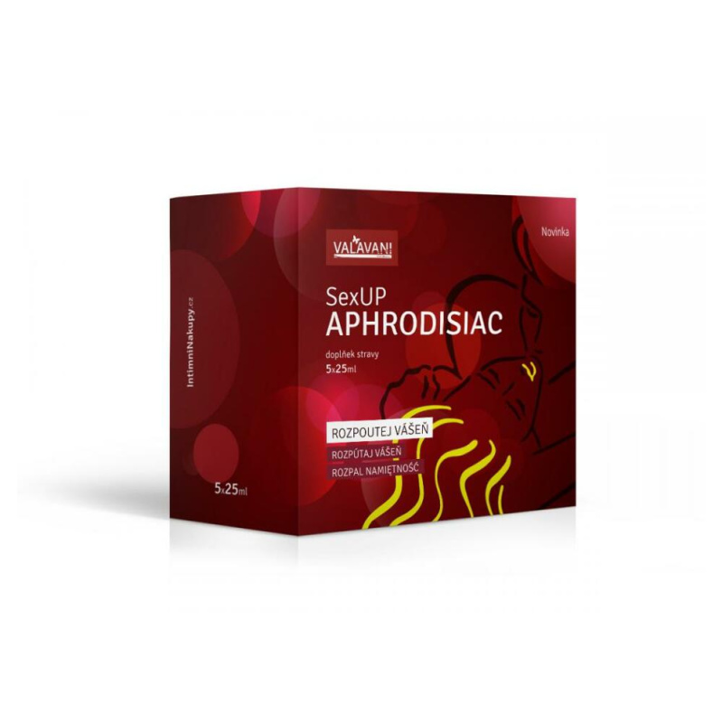Afrodiziakum pro muže i ženy SexUp Aphrodisiac 5x25ml - Valavani