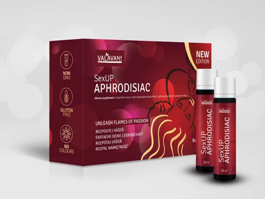 Afrodiziakum pro muže i ženy SexUp Aphrodisiac 5x25ml - Valavani
