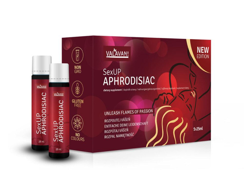 Afrodiziakum pro muže i ženy SexUp Aphrodisiac 5x25ml - Valavani