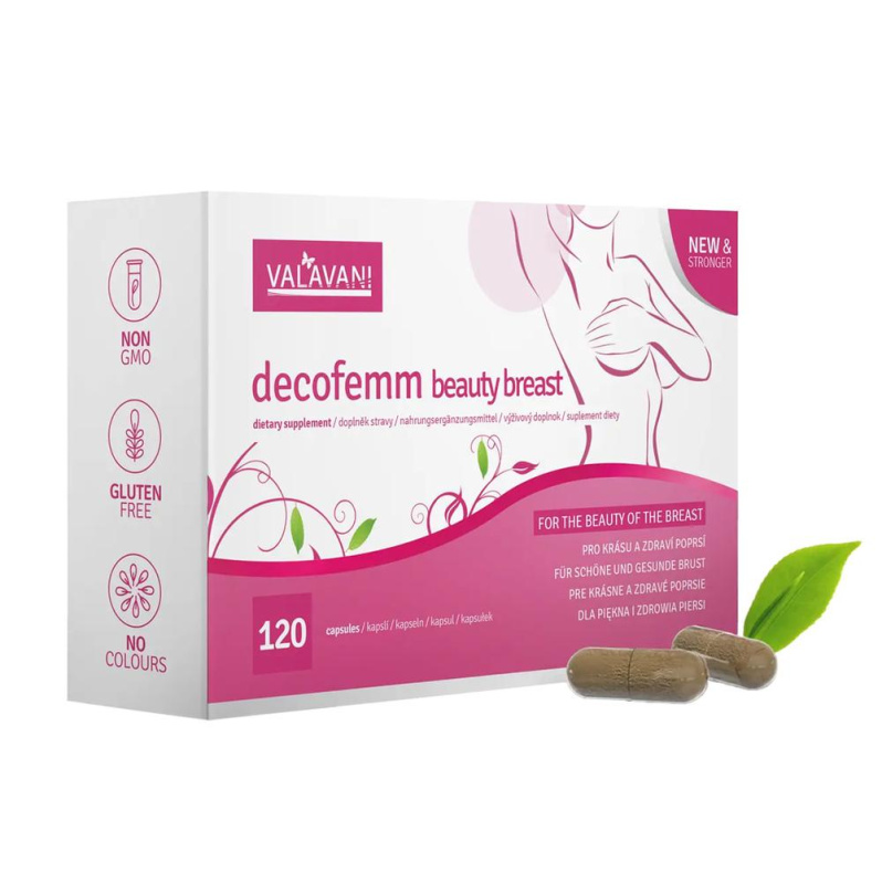 Kapsle pro ženy DecoFemm Beauty Breast 120 kapslí - Valavani