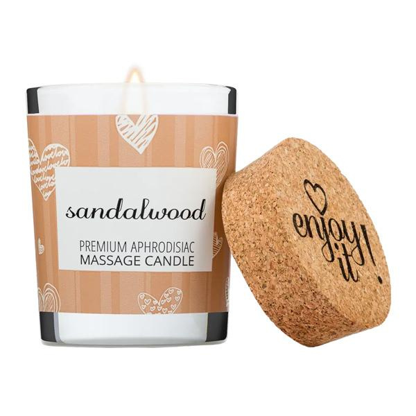 Masážní svíčka na tělo Enjoy it! Sandalwood - Magnetifico