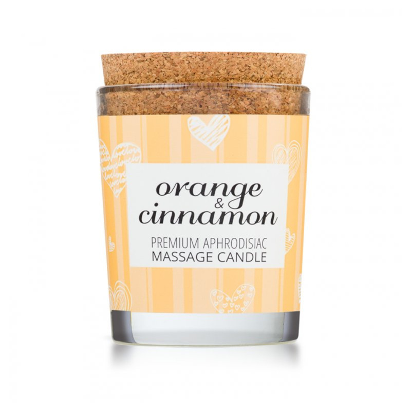 Valavani Magnetifico Afrodiziakální masážní svíčka Enjoy it! s vůní pomeranče a skořice | 70ml