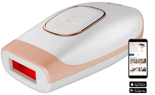 Concept IL3000 IPL Perfect Skin IPL epilátor na tělo, tvář, oblast bikin a podpaží White and Rosegold 1 ks