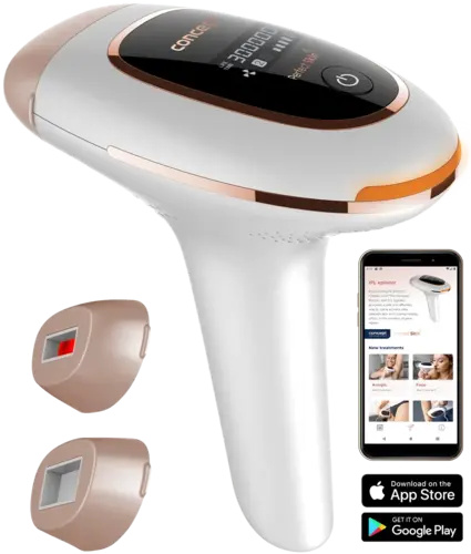 Concept IL3020 IPL Perfect Skin IPL epilátor na tělo, tvář, oblast bikin a podpaží White and rosegold 1 ks