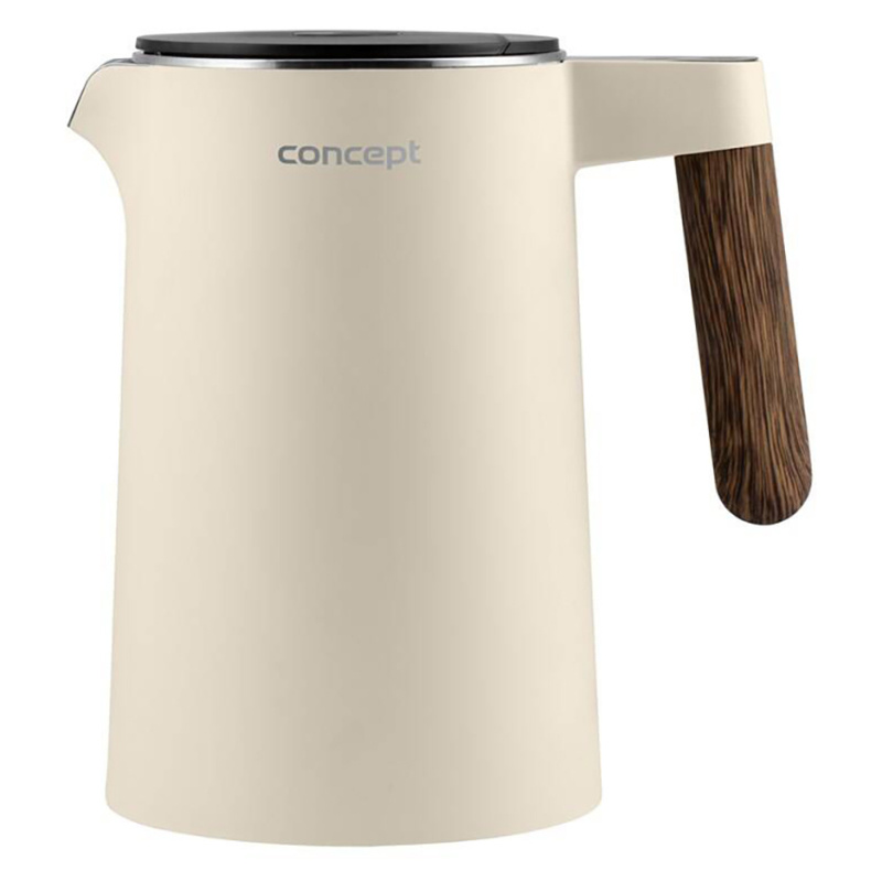 CONCEPT RK3304 Rychlovarná konvice s regulací teploty vanilková 1,5 l