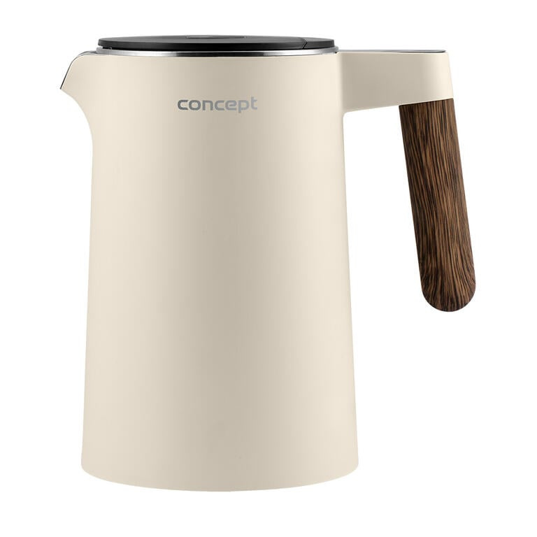 CONCEPT RK3304 Rychlovarná konvice s regulací teploty vanilková 1,5 l