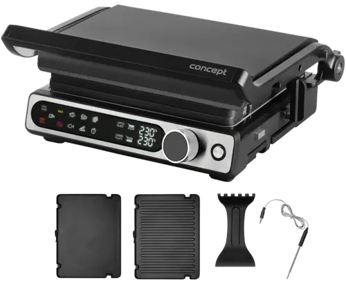 CONCEPT GE3500 Elektrický kontaktní gril s teplotní sondou