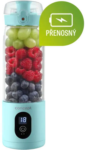 CONCEPT SM4002 Smoothie FitMaker mixér modrý