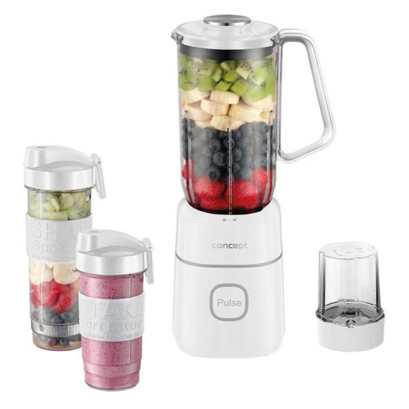 CONCEPT SM3491 Smoothie maker bílá 700 W 1 l  mlýnek a nádoba 570 ml