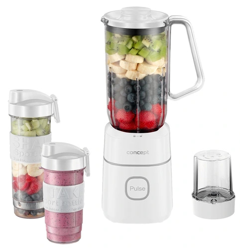 CONCEPT SM3491 Smoothie maker bílá 700 W 1 l  mlýnek a nádoba 570 ml