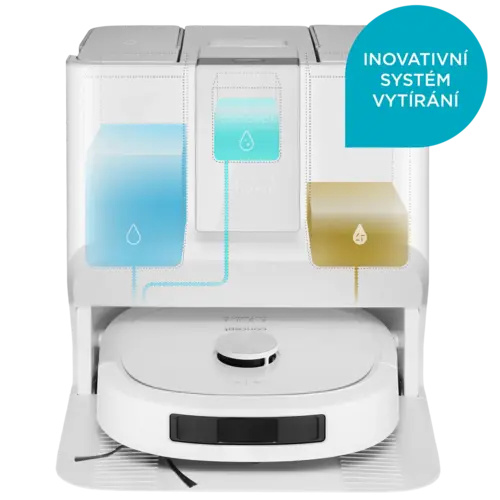 Concept Robotický vysavač a podlahová myčka  2 v 1 Aqua ULTIMATE Laser 3D VR4130
