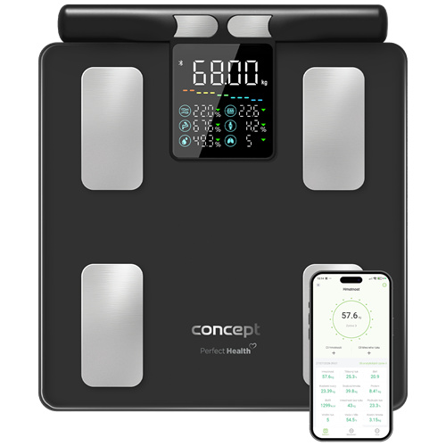 Concept Osobní váha diagnostická 180 kg PERFECT HEALTH VO6000