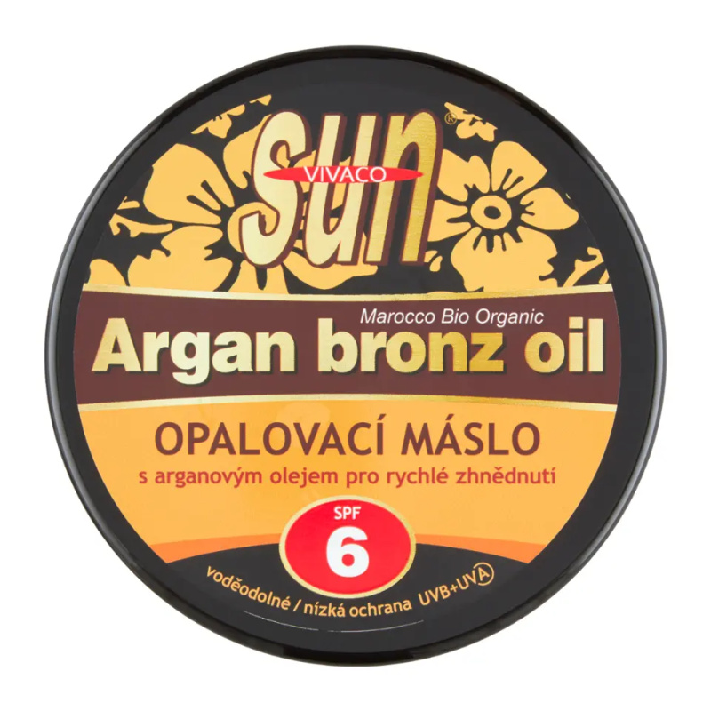 VIVACO Sun Opalovací máslo s arganovým olejem OF 6 200 ml