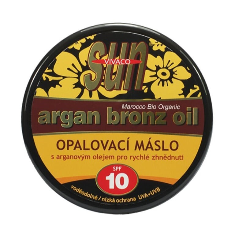 VIVACO Opalovací máslo s arganovým olejem OF 10 200 ml