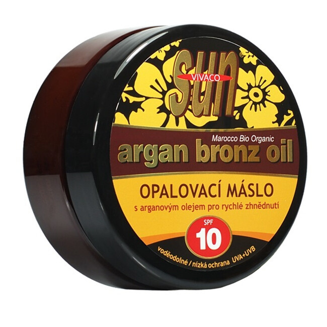 VIVACO Opalovací máslo s arganovým olejem OF 10 200 ml