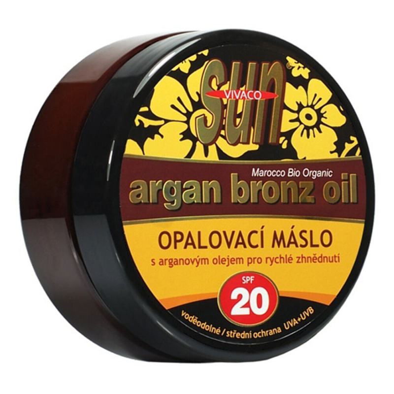 VIVACO Sun Opalovací máslo s arganovým olejem OF20 200 ml