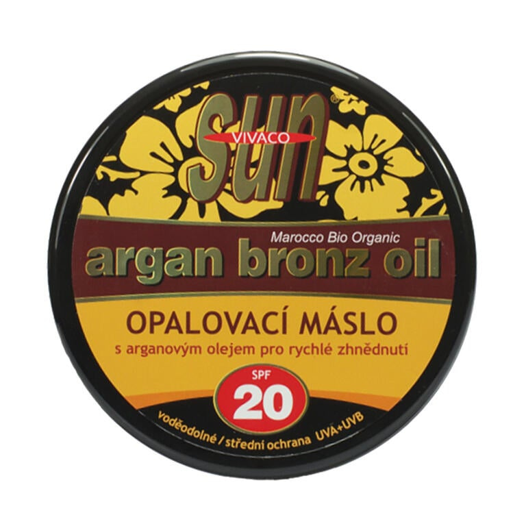 VIVACO Sun Opalovací máslo s arganovým olejem OF20 200 ml