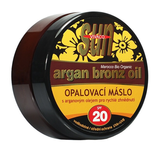 VIVACO Sun Opalovací máslo s arganovým olejem OF20 200 ml