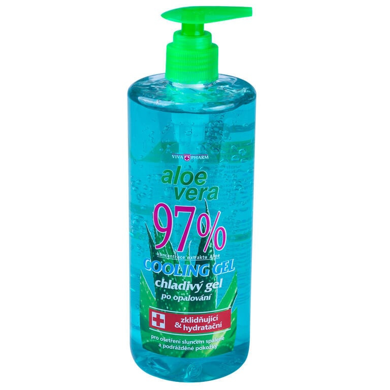 VIVACO Chladivý gel po opalování s Aloe Vera 97% 500 ml