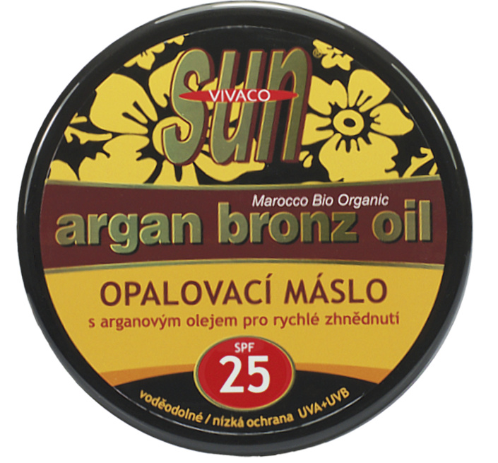 Opalovací máslo s arganovým olejem SPF 25 200 ml