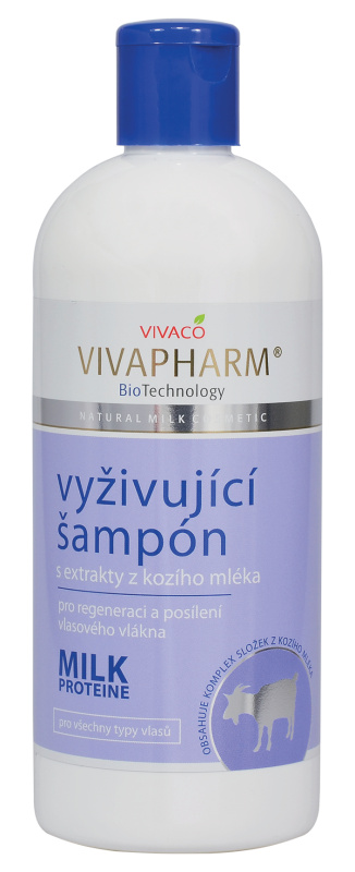 Šampon na vlasy s kozím mlékem VIVAPHARM