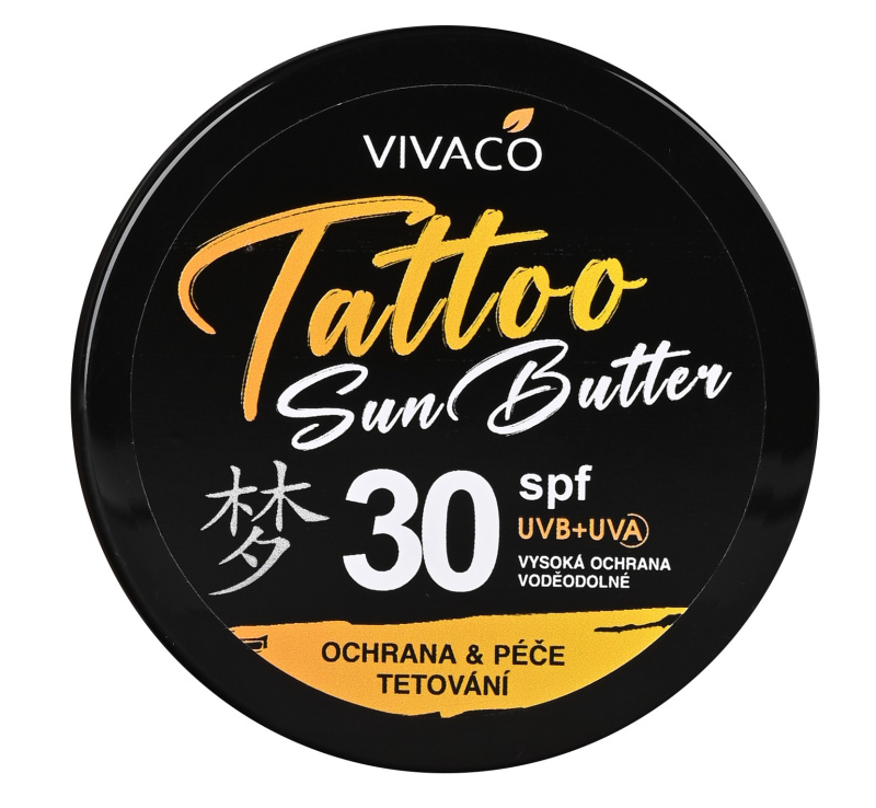 Vivaco Opalovací máslo na tetování SPF 30 - Coral friendly 100 ml
