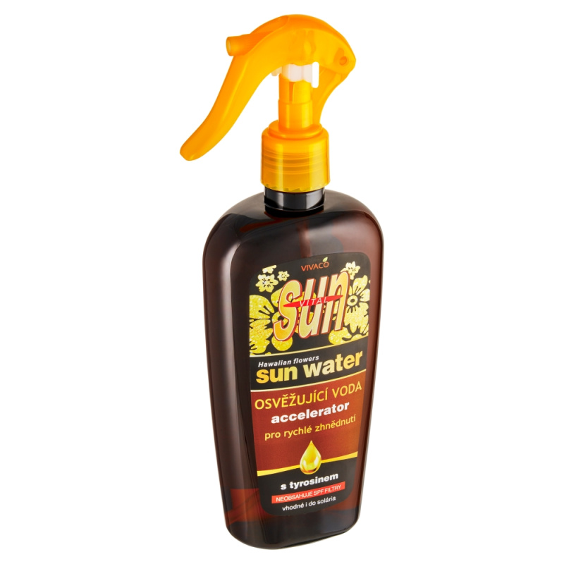 Osvěžující opalovací voda s betakarotenem a akcelerátorem SPF 0 300 ml