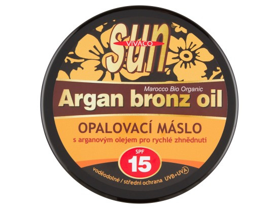 Opalovací máslo s arganovým olejem SPF 15 200 ml