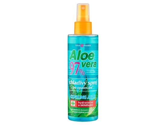 Zklidňující sprej Aloe vera 97% VIVAPHARM 200 ml