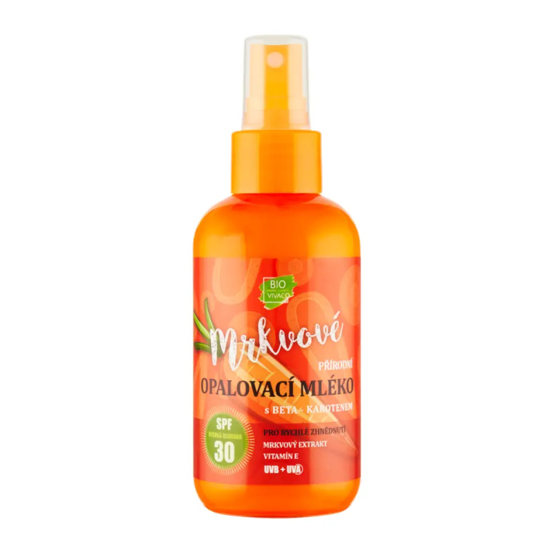 VIVACO mrkvové opalovací mléko SPF30 150ml