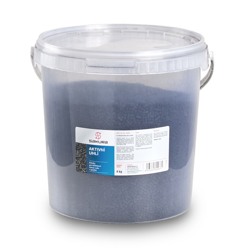 Aktivní uhlí - kyblík 4 kg