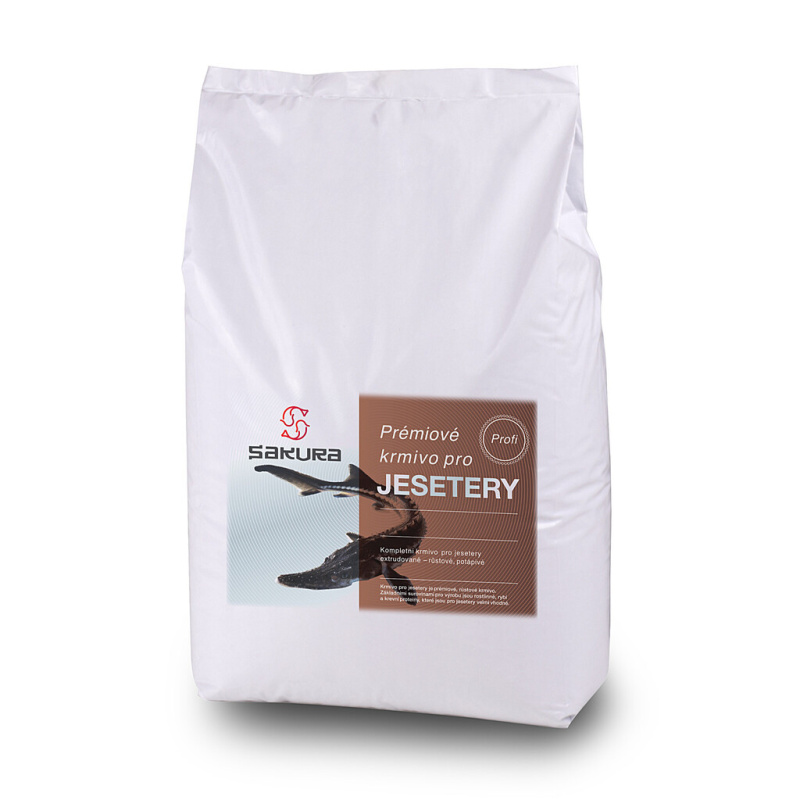 Krmivo pro jesetery - 2 mm pytel 25 kg